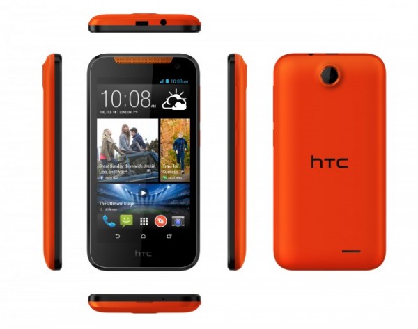 HTC Desire 310 - pomarańczowy