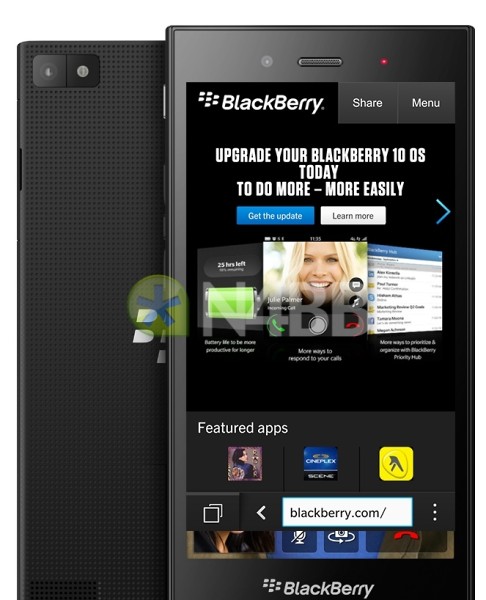 BlackBerry Z3 Jakarta - front i tył