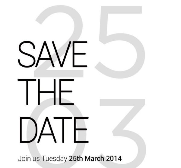 HTC - zaproszenie na 25 marca 2014