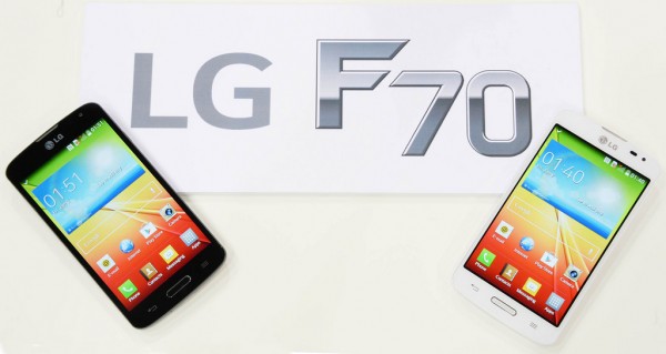 LG F70 - bialy i czarny