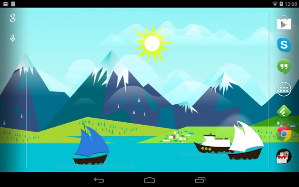 Mountains Now - żywa tapeta na Android