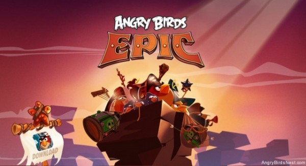 Angry Birds Epic - ekran tytułowy