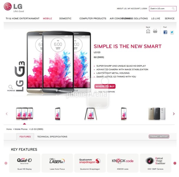 LG G3 - zrzut strony 3