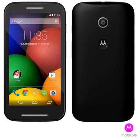 Motorola Moto E - tył i przód