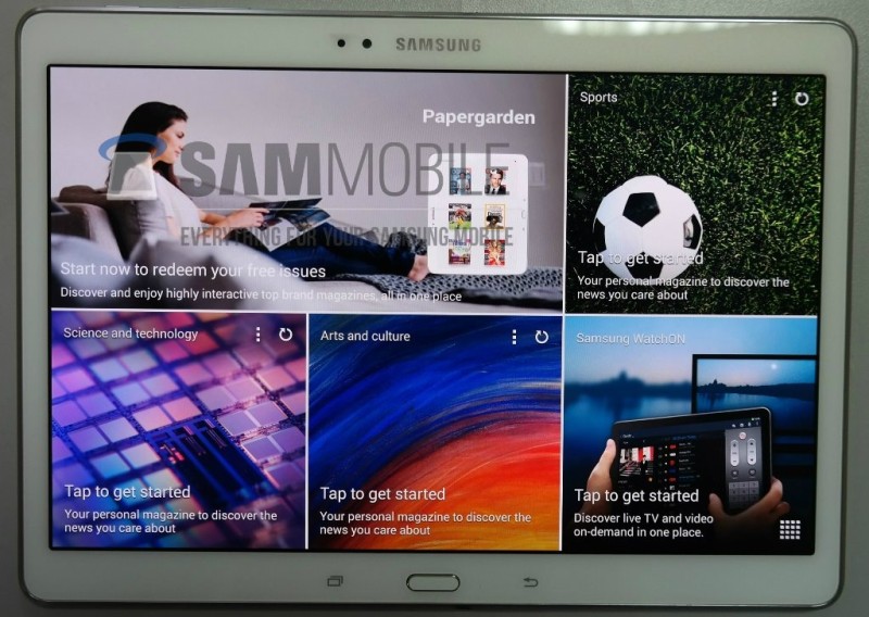 Samsung Galaxy Tab S 10.5 - front