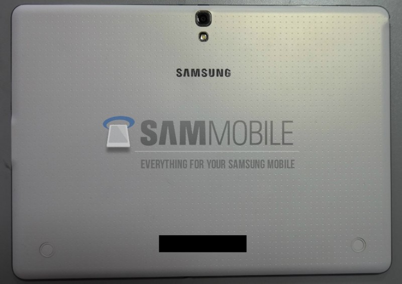 Samsung Galaxy Tab S 10.5 - tył