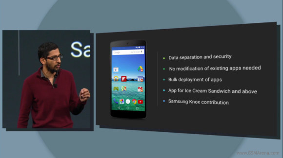 Google Android L - separacja danych
