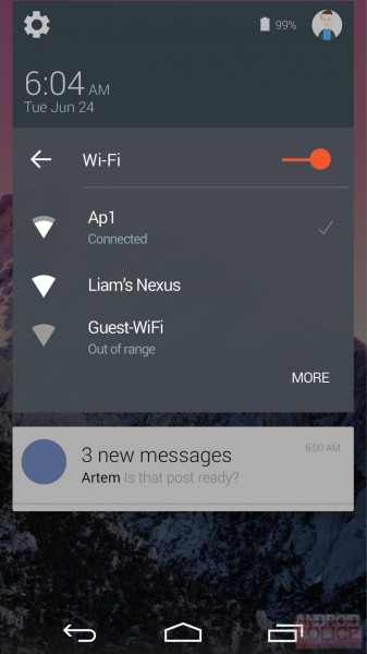 Android L na LG Nexus 4
