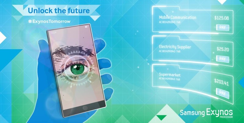 Samsung - skaner siatkówki ludzkiego oka