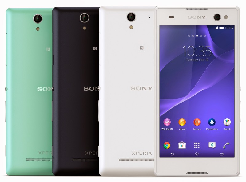 Sony Xperia C3 - kolory