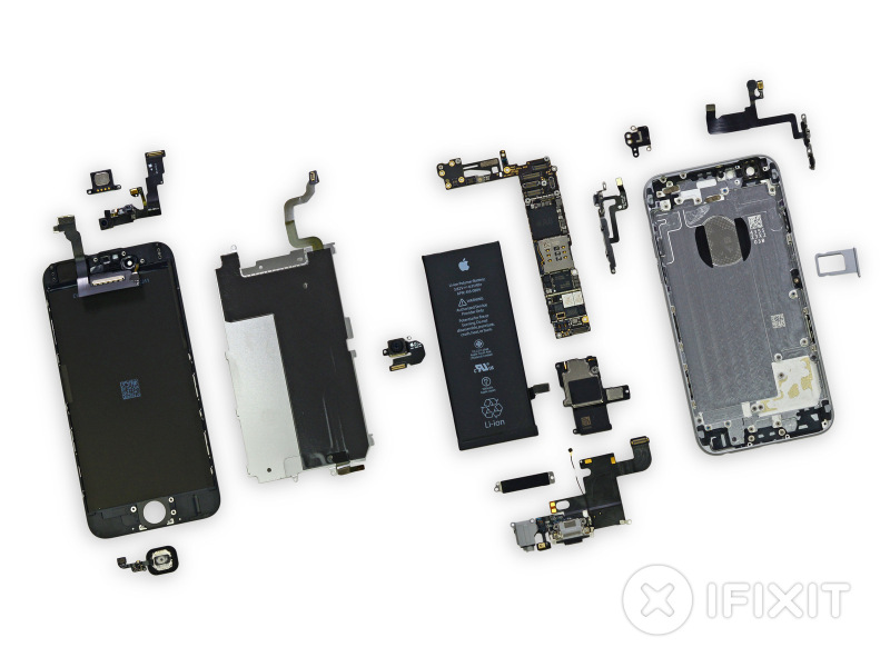 Apple iPhone 6 - rozebrany na części