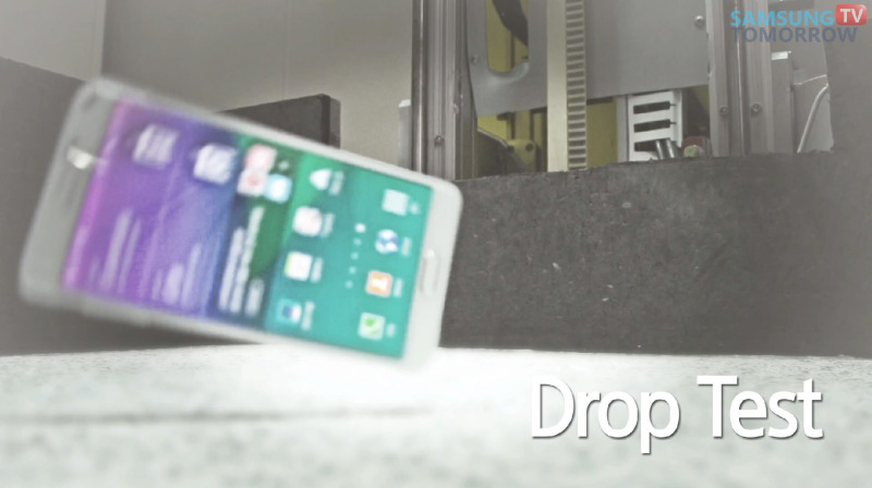 Samsung Galaxy Note 4 - drop test