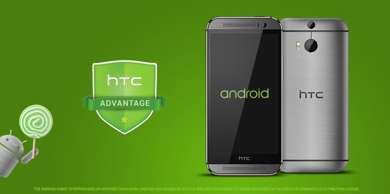 HTC One M8 i M7 - Android 5.0 Lollipop
