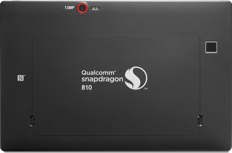 Qualcomm Snapdragon 810 - tablet, tył